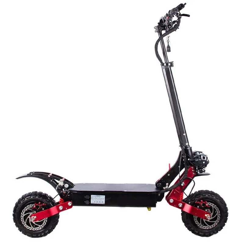 new  50mph 80km/h e-scooter 11 inch big wheel 60v fast off road dual motor 5600w e escooter adult electric scooter with seat