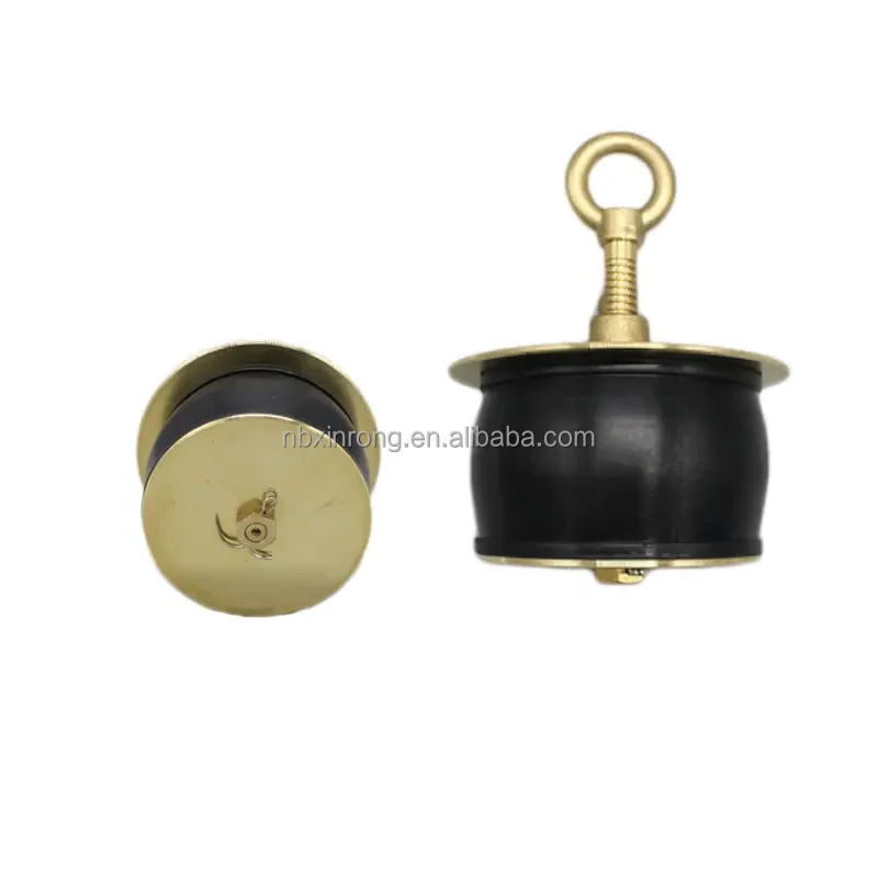 IMPA 232486 Marine Deck Scupper Plugs Copper(Brass) Ship Drain Plugs Drainage Hole Bolt Clamping Plate Sealing Plug