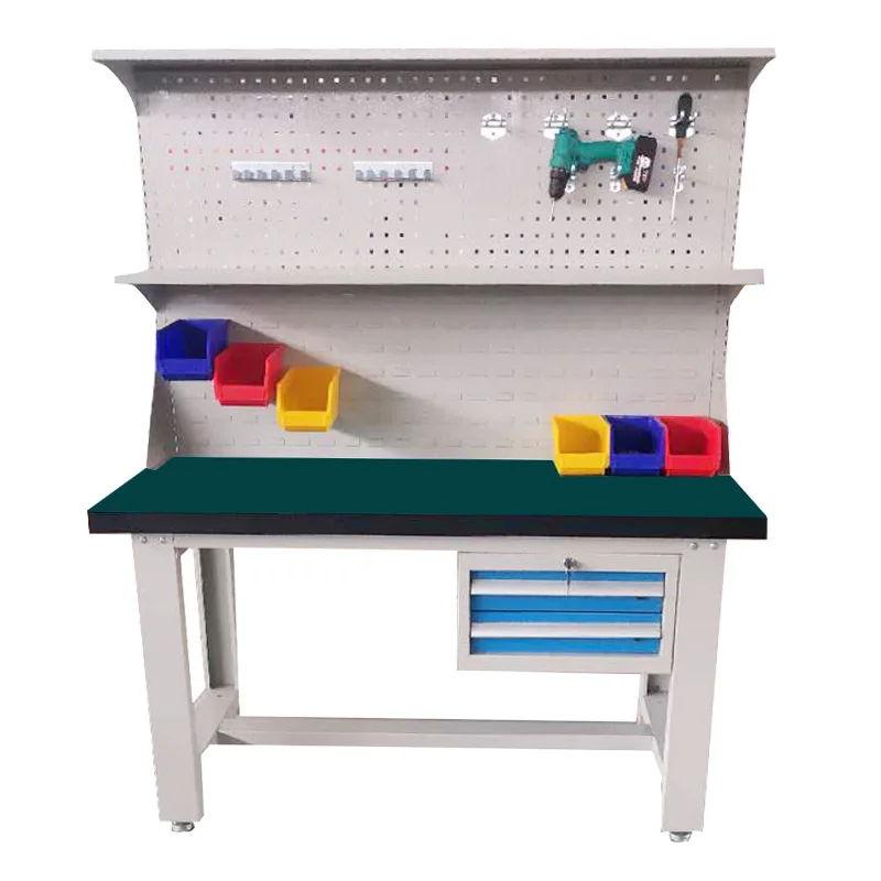 OEM/ODM Customized factory assembly line three-tier assembly anti-static Kanban workbench with drawers
