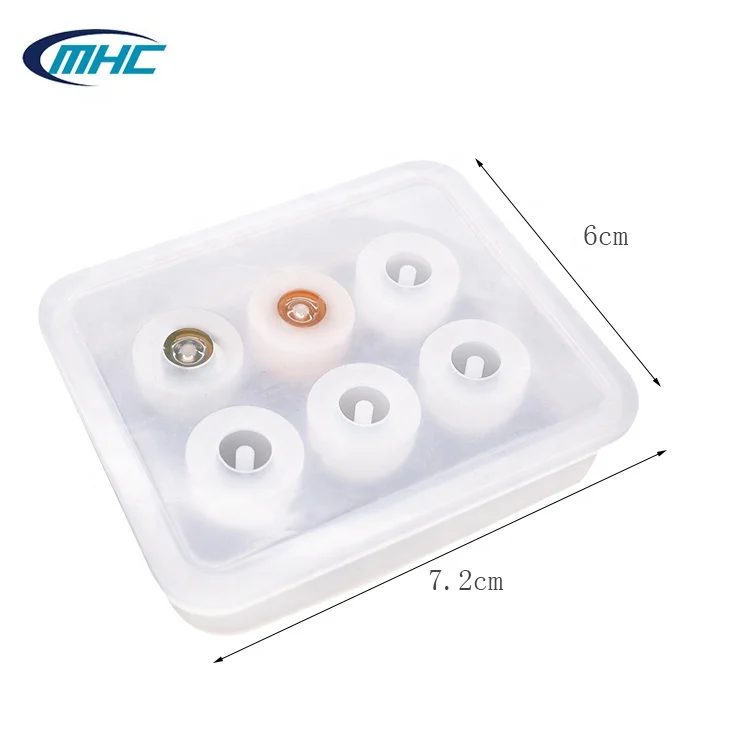 Custom DIY Resin Casting Mold Kit Craft 6 Cavity Handmade Silicone Epoxy Molds For Jewelry Making