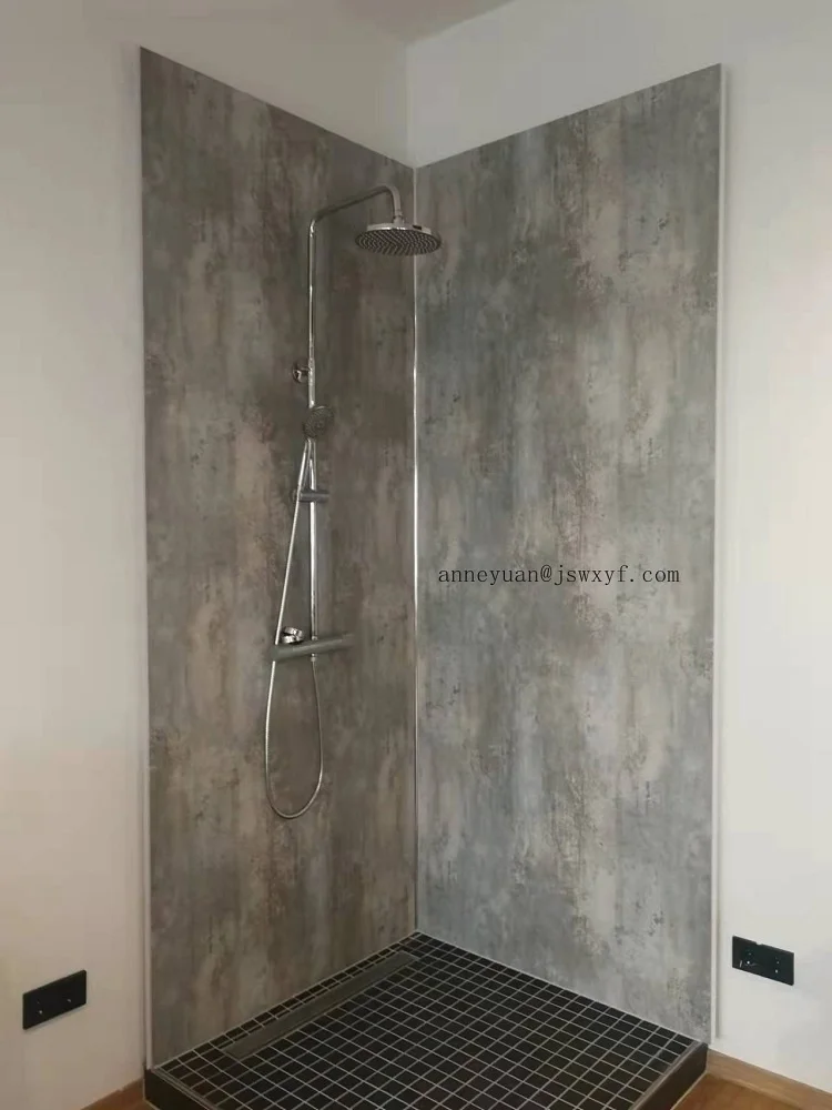 1200 mm *10 mm PVC wall panels for shower cubicles