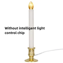 led tungsten lamp flameless electronic taper filament candle light with Intelligent filament chip