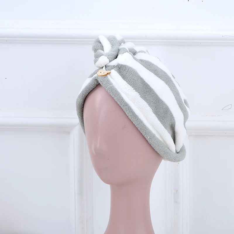 Cheap Wholesale Quick Drying waffle hair towel wrap for women
