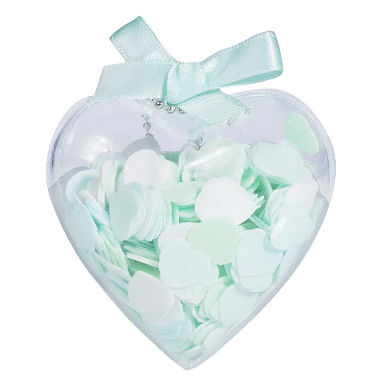Chinese Bath Clean Scented Colorful Heart Shape Sheets Mini Paper Soap