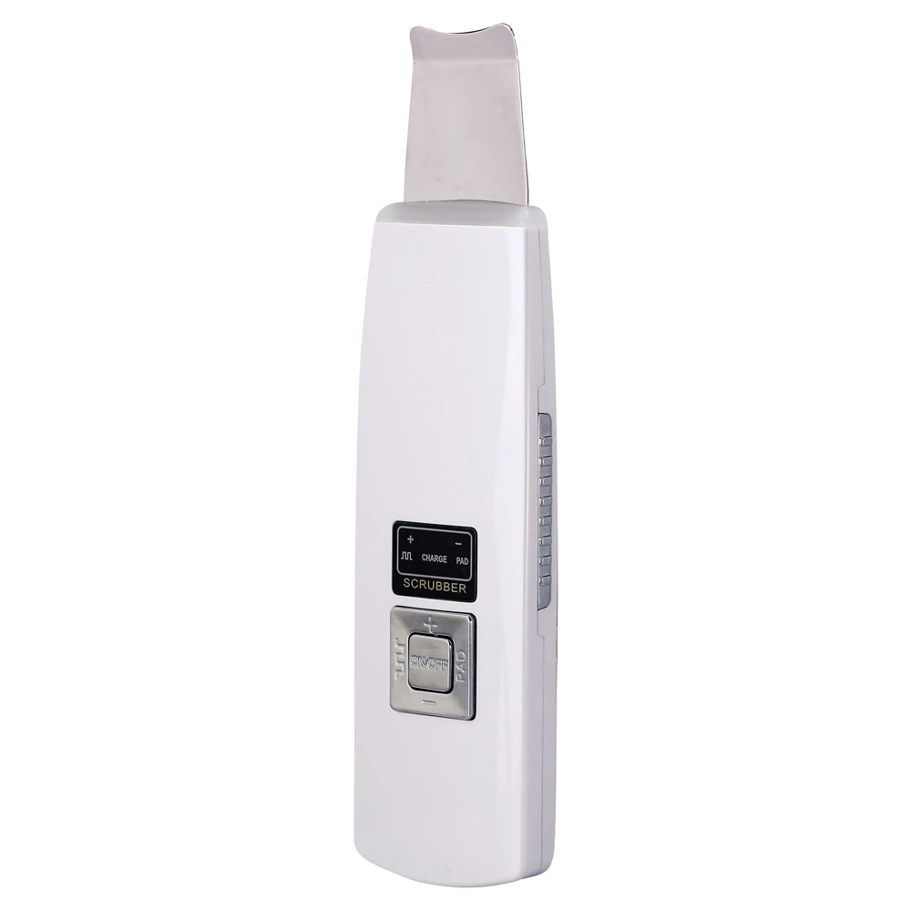 battery operated ultrasonic ion skin scrubber portable ultrasonic facial skin scrubber