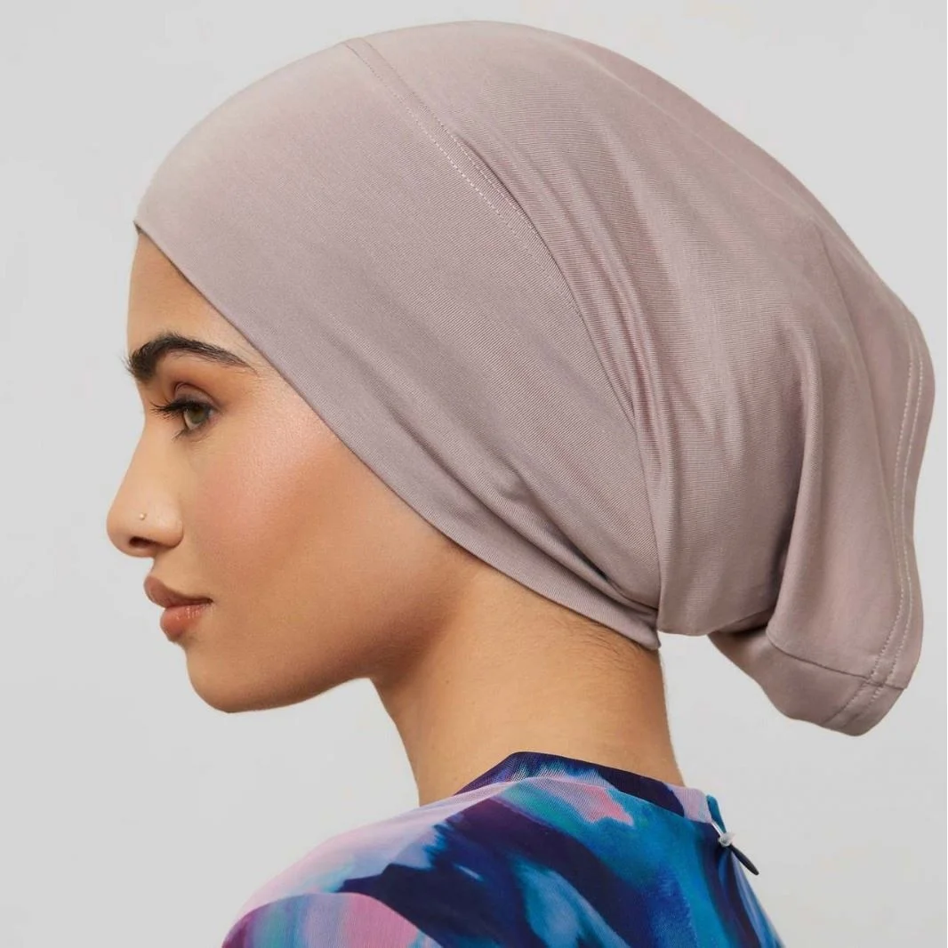Ruizi  10cm Front Cotton Viscose Jersey Inner Hijabs Cap  Hot Selling Plain Muslim Women Scarf Summer Cheaper