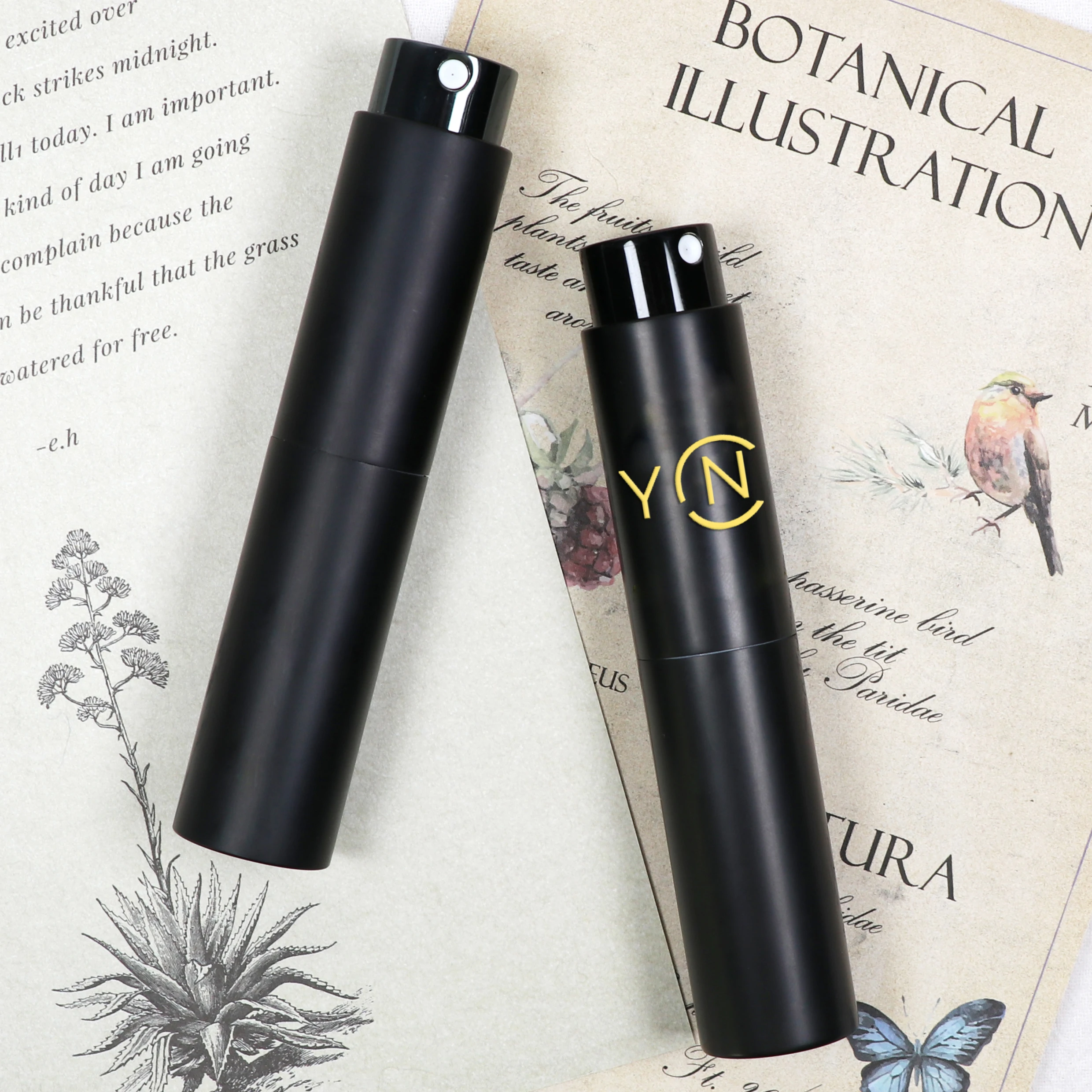 Luxury Mini Pocket Size 10ml Perfume Bottle Atomiser Refillable Round Portable Travel Refill Metal Spray Bottle