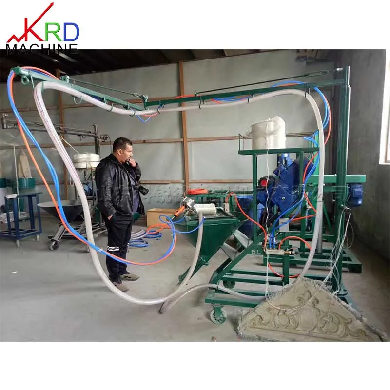 GRC glass fibre wire window casing mortar sprayer  spraying machine for construction industry