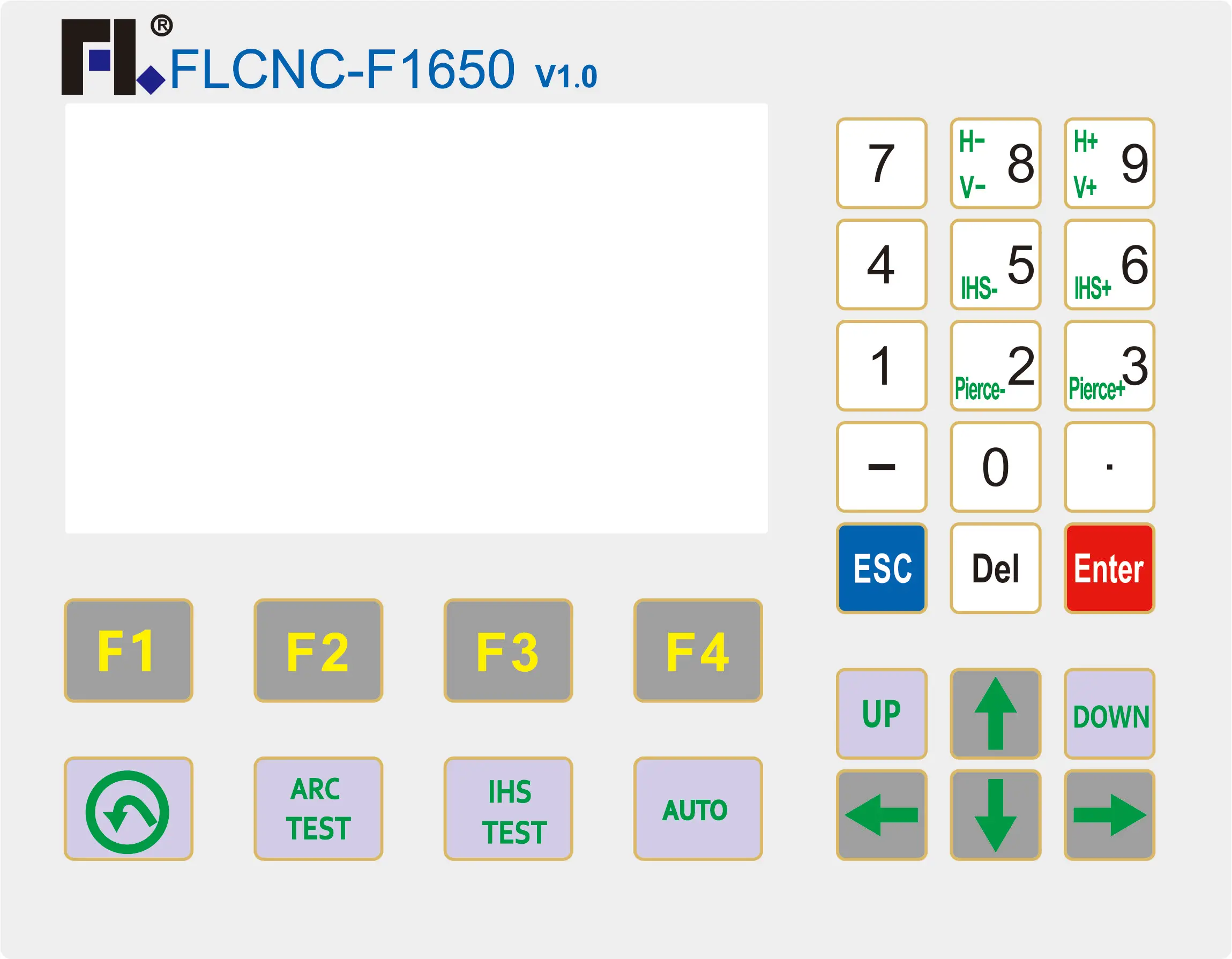 New original F1650 THC torch height controller with New dynamic pierce button for plasma cutting machine