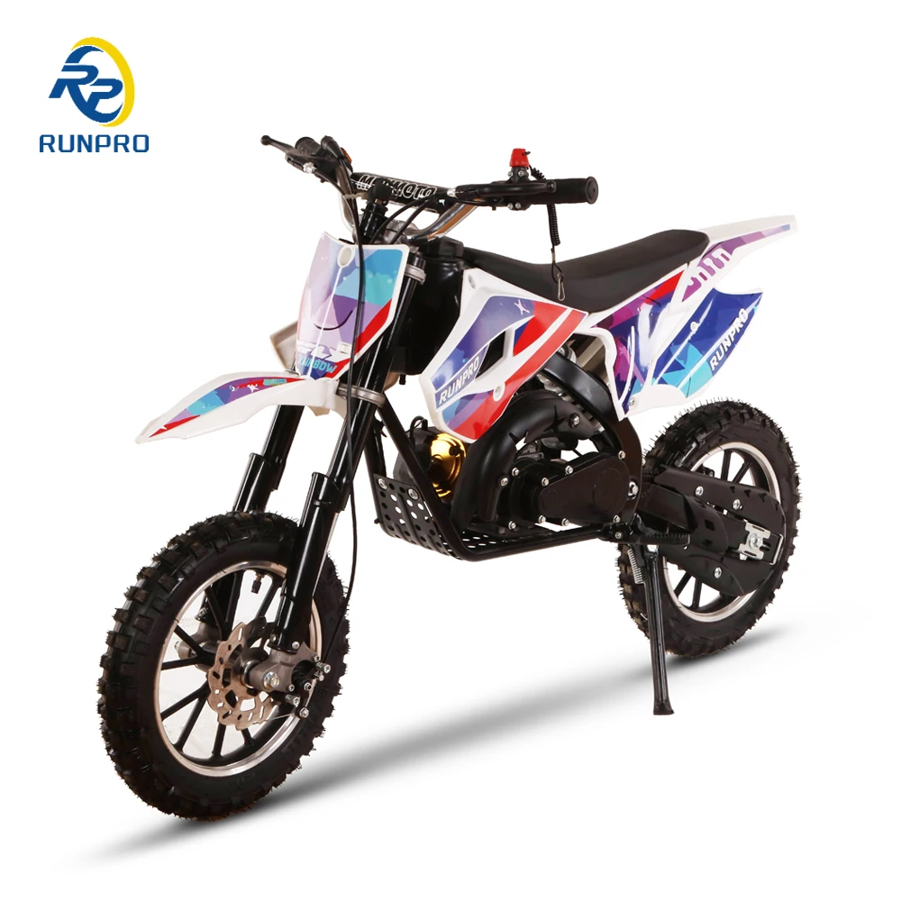 RUNPRO высококачественный 49cc пит-Байк 50cc 2-тактный мини-мотоцикл для бездорожья внедорожные мотоциклы детей и взрослых