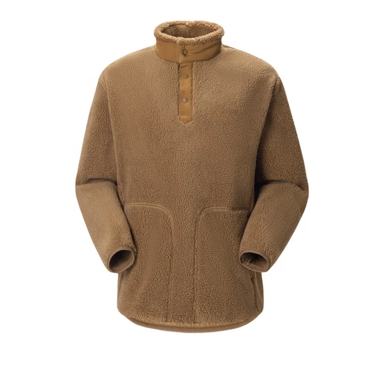 Sports coat fleece jacket men autumn and winter new fleece sweater double-sided coral velvet