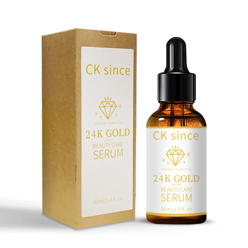 CK-SINCE 24k Gold Face Serum Hyaluronic Acid Whitening Anti Aging Moisturizing Skin Care Beauty Health Cosmetic Facial