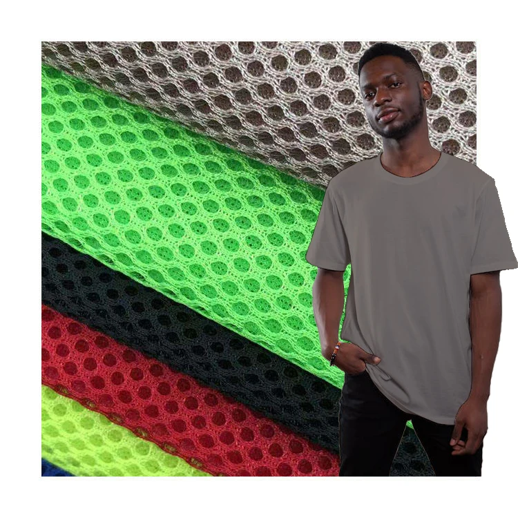 High quality 100% polyester bird eye fabric knitted mesh fabric for sportswear