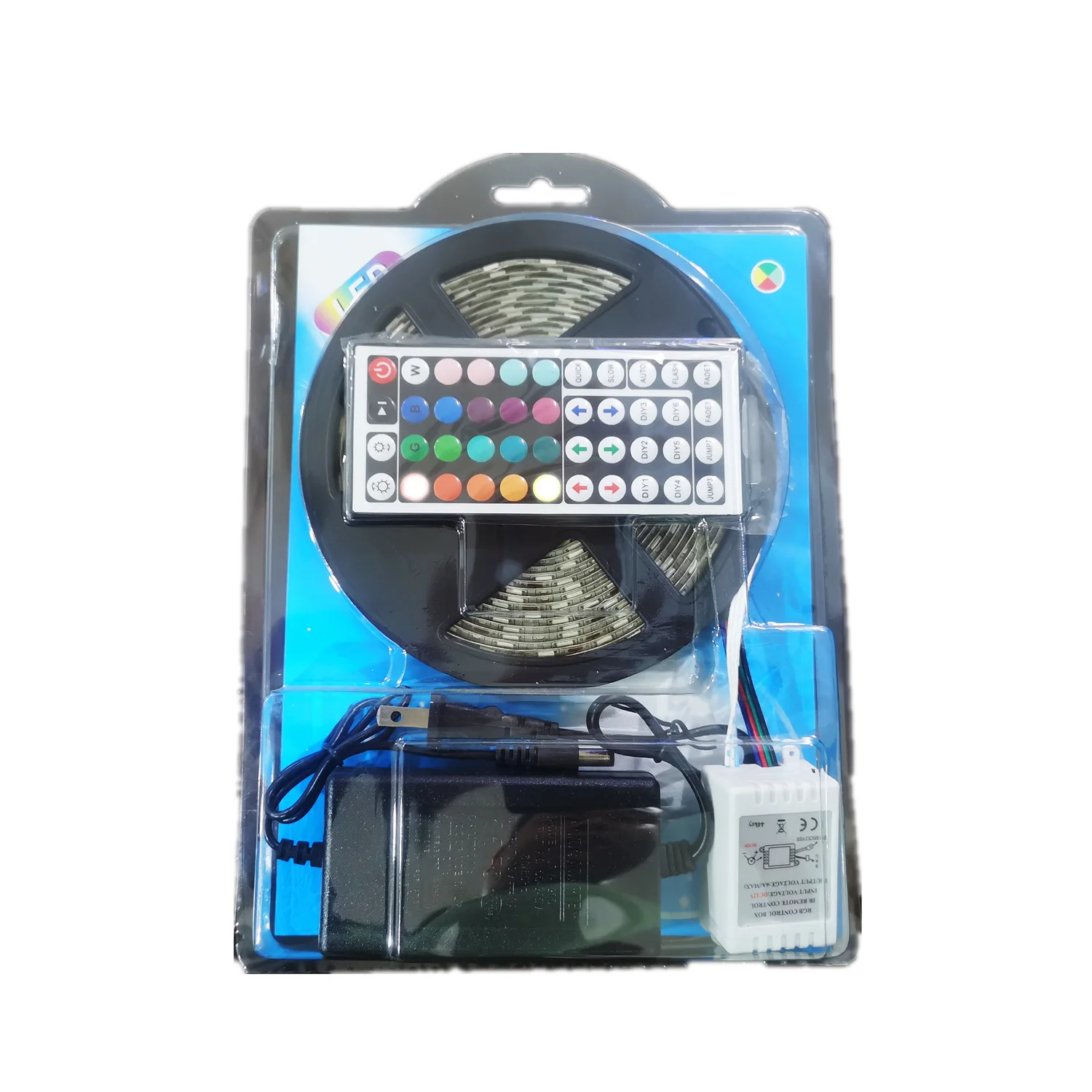 LED Light Strip 12V5050RGB Set 2835 Colorful Color Change 60 LED Outdoor 5 Meter Light Strip Set