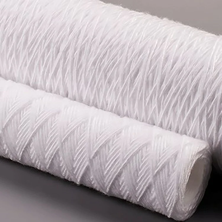 5 micron wound pp yarn filter cartridge for water filtration