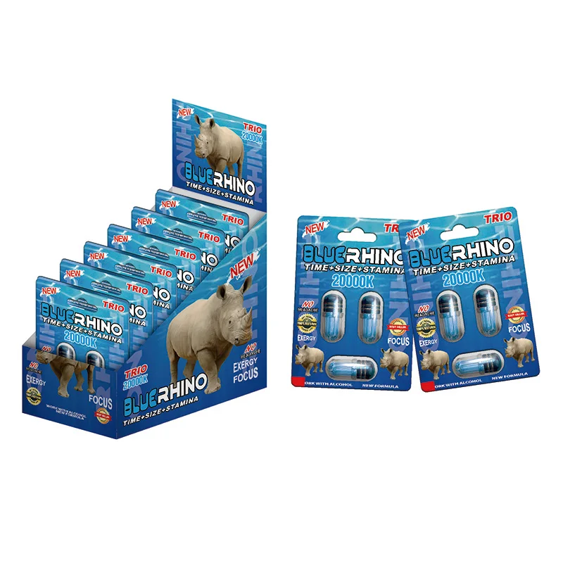 rhinozen boss lion Male enhancement Rhino sex pill packaging Packaging medical grade 3D card Packaging Medicine Capsules box