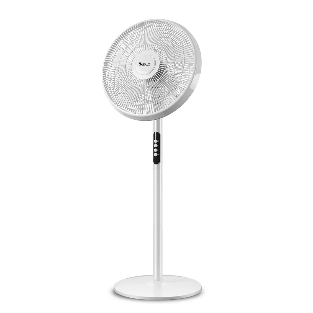 New design 16 inch 5 blades floor fan 45w 220v ac motor standing pedestal fan