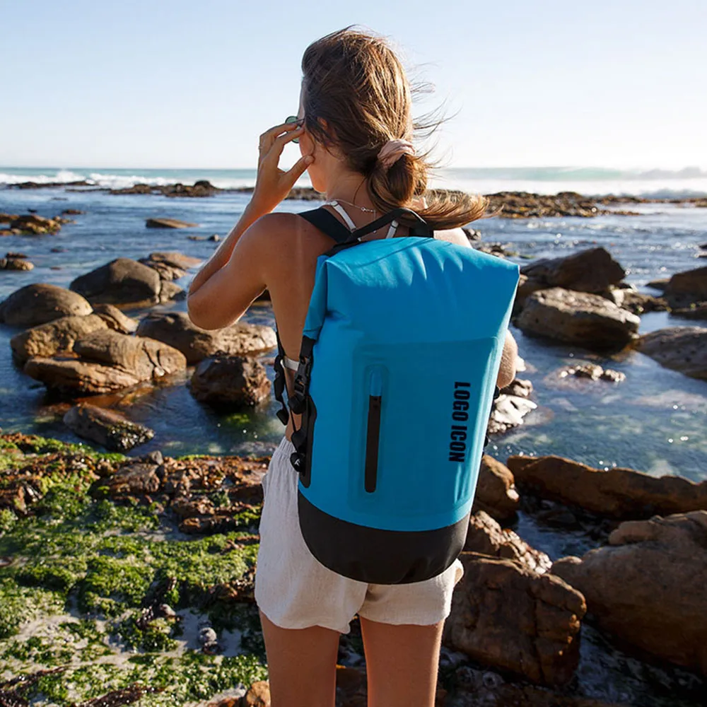 outdoor beach  boating hiking river seas surfing swimming ocean TPU pvc waterproof pack floating dry  backpack bag