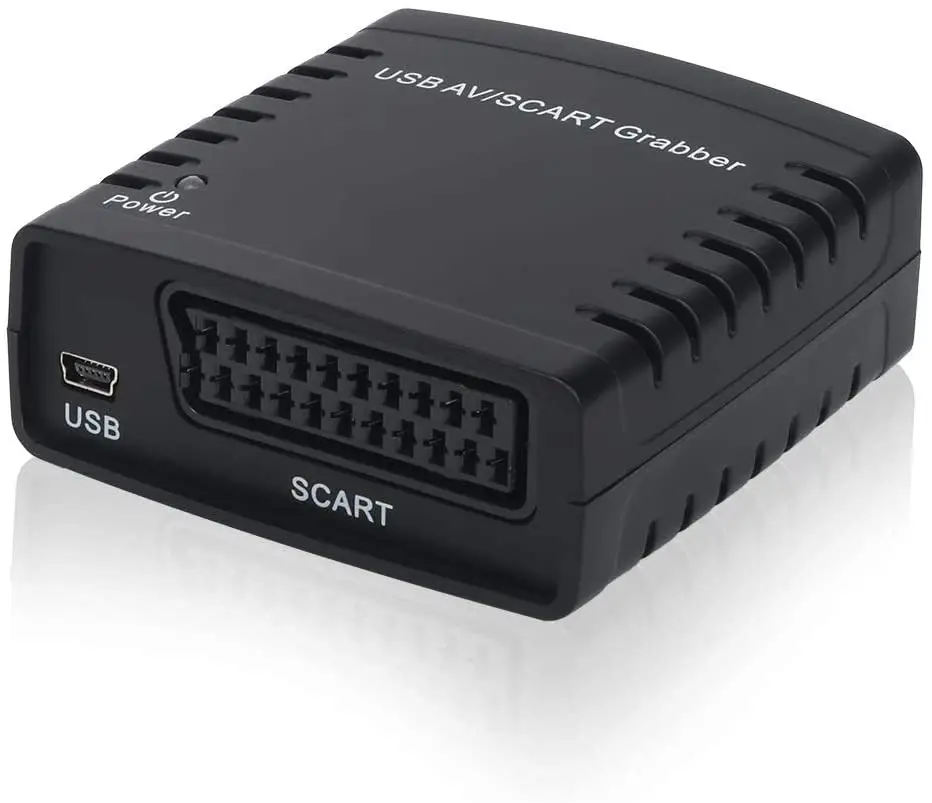 USB Video Grabber Adapter- TV / Hi8 / VHS zu Digital Grabber, Video Converter mit Scart Adapter