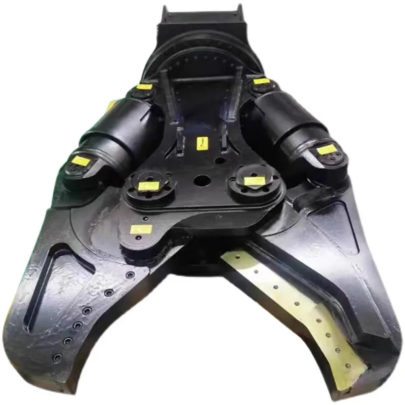 Hydraulic Rotating Excavator Double Cylinder Attachment Demolition Metal Scrap Shear For Excavator