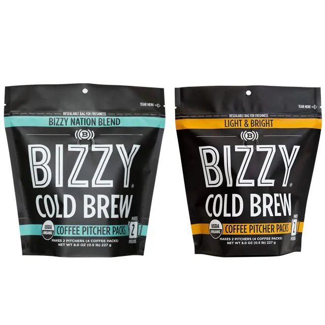 Laminated Stand up 250g 340g 500g 1kg Custom Foil Coffee Bean Packaging Snack Food Mylar Bag Zipper