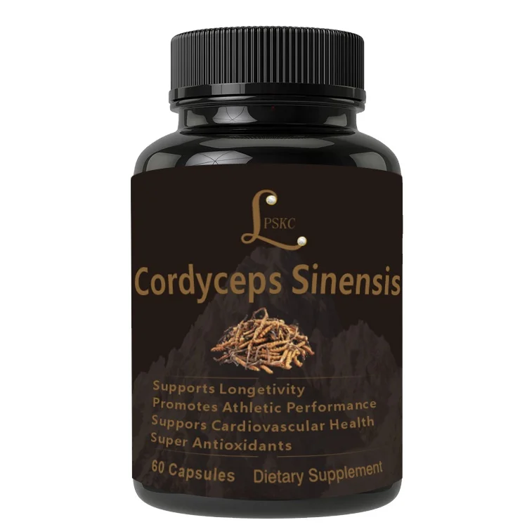 Natural Private Label Cordyceps Mushroom Supplements Cordyceps Sinensis Mushroom Extract Cordyceps Sinensis Capsule