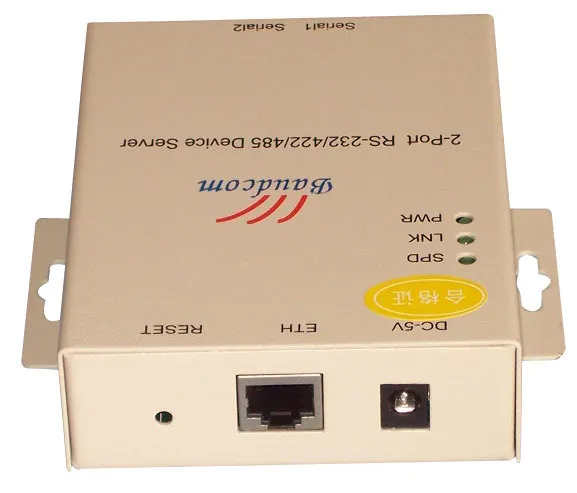  Устройство работающее от прикуривателя с 2 портами RS232 RS422 RS485 серийный для Ethernet конвертер (BD-2RS232-ETH)