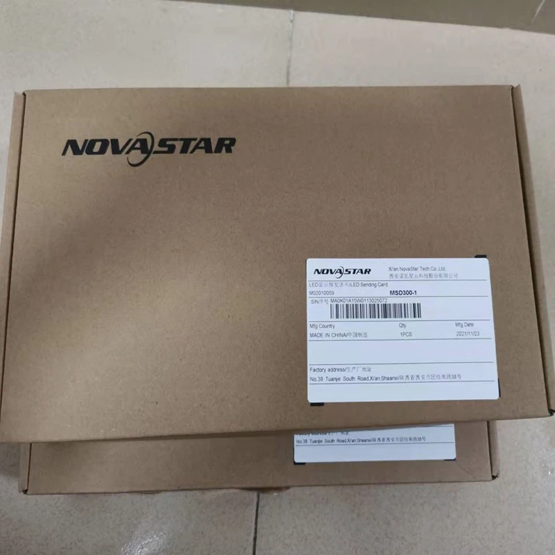 Original LED Display Novastar Synchronous Controller MSD300 Sending card new version MSD300-1 LED display Sending Card