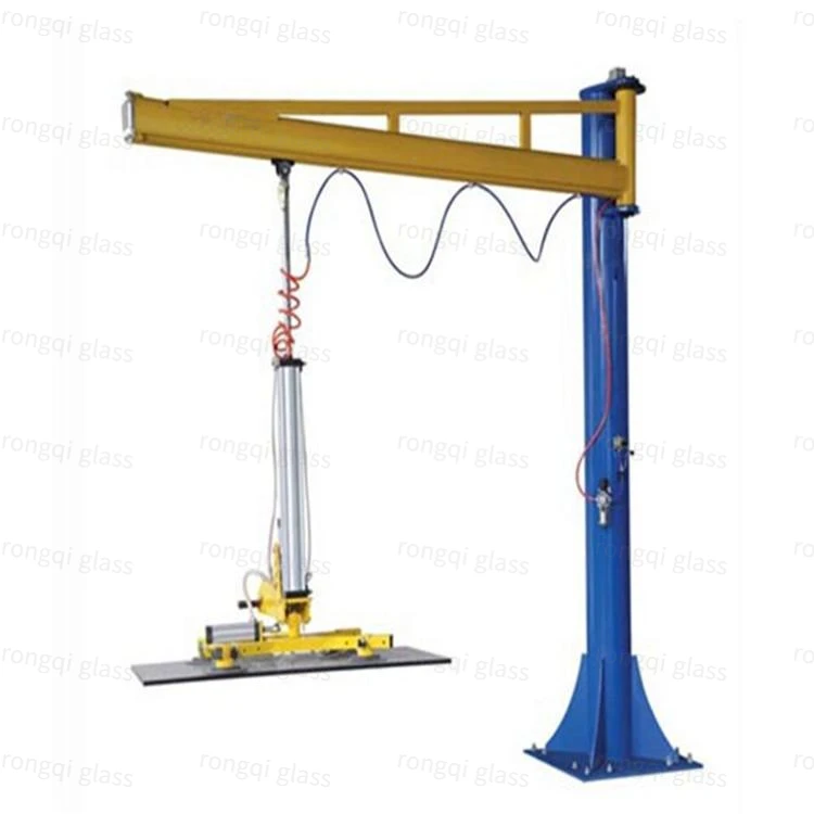 Four Vacuum Suction Cup Cantilevers Glass Handling Robot