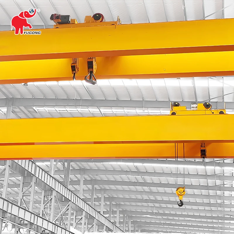 Factory Outlet Price 100 Ton European Double Beam Overhead Travelling Crane