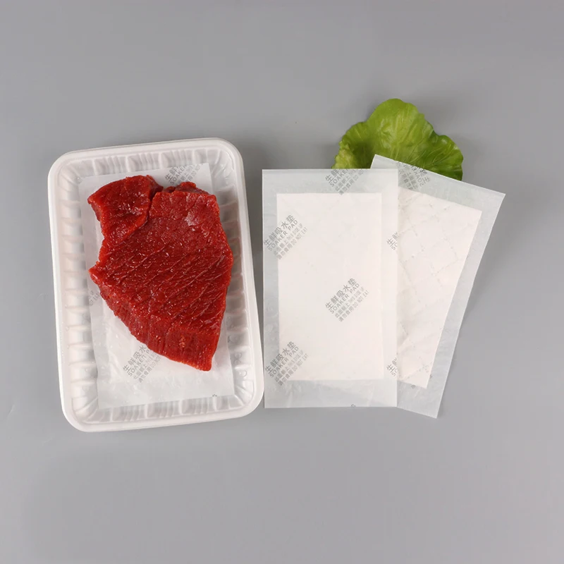 moisture absorbing meat pack high absorption soaker poultry pads for food packaging