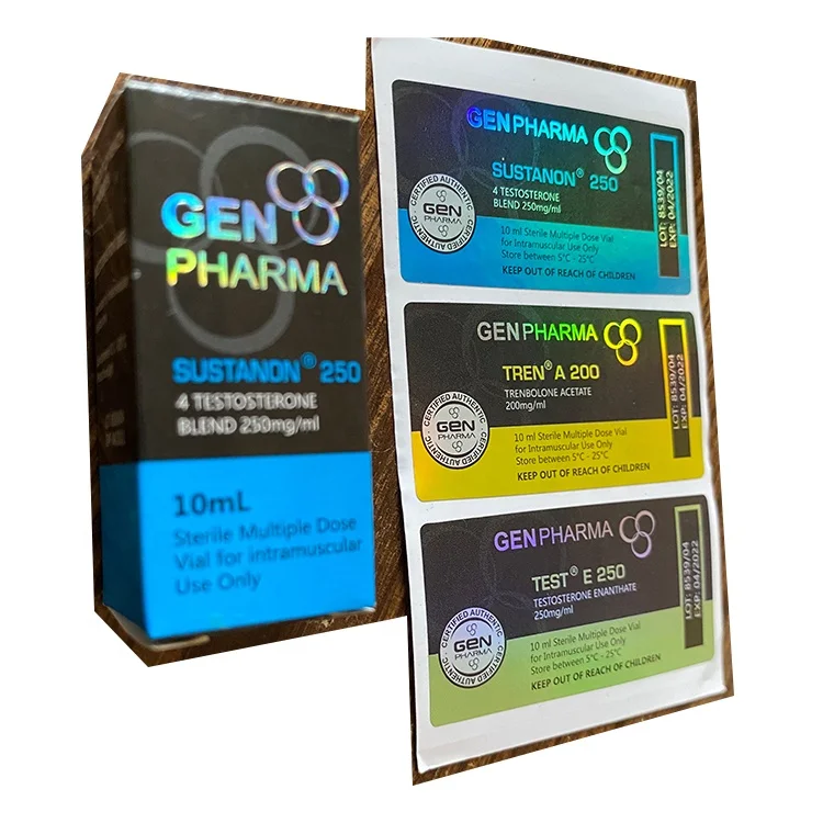 VS-296 Customize Personalized ODM Pharmacom 2ml 10ml 30ml vial hologram labels pill bottles labels