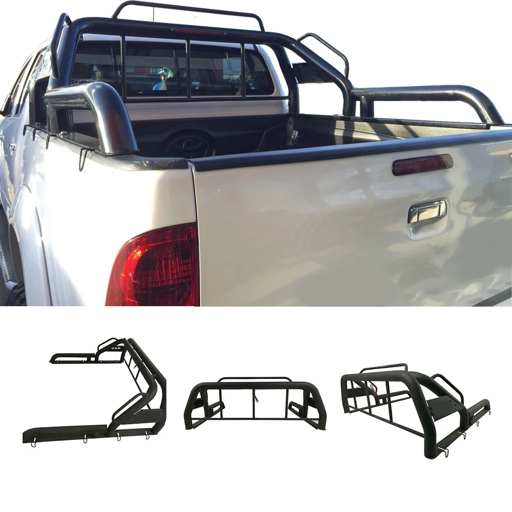 Factory Supply Discount Price Universal Car Accessories 4x4 Pick Up Truck Black Sport Bar Roll Bar for universal pickup