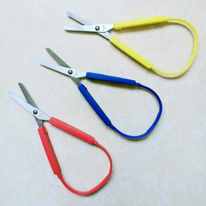 Toddler Color Safety Training Scissors Kindergarten DIY Hand Tools