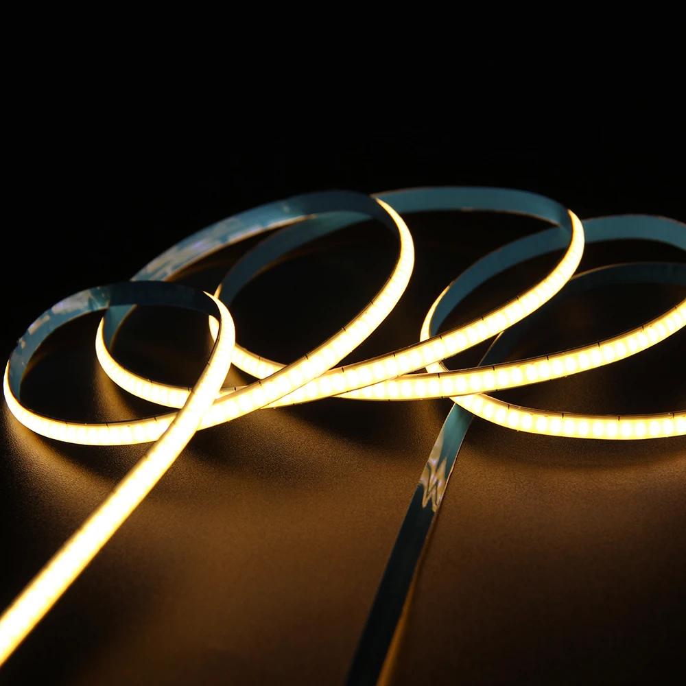 KTRLIGHT Flexible COB LED Strip Light - 5V/12V/24V, 3mm/5mm/8mm/10mm Width, Smart Adjustable LED Strip Light