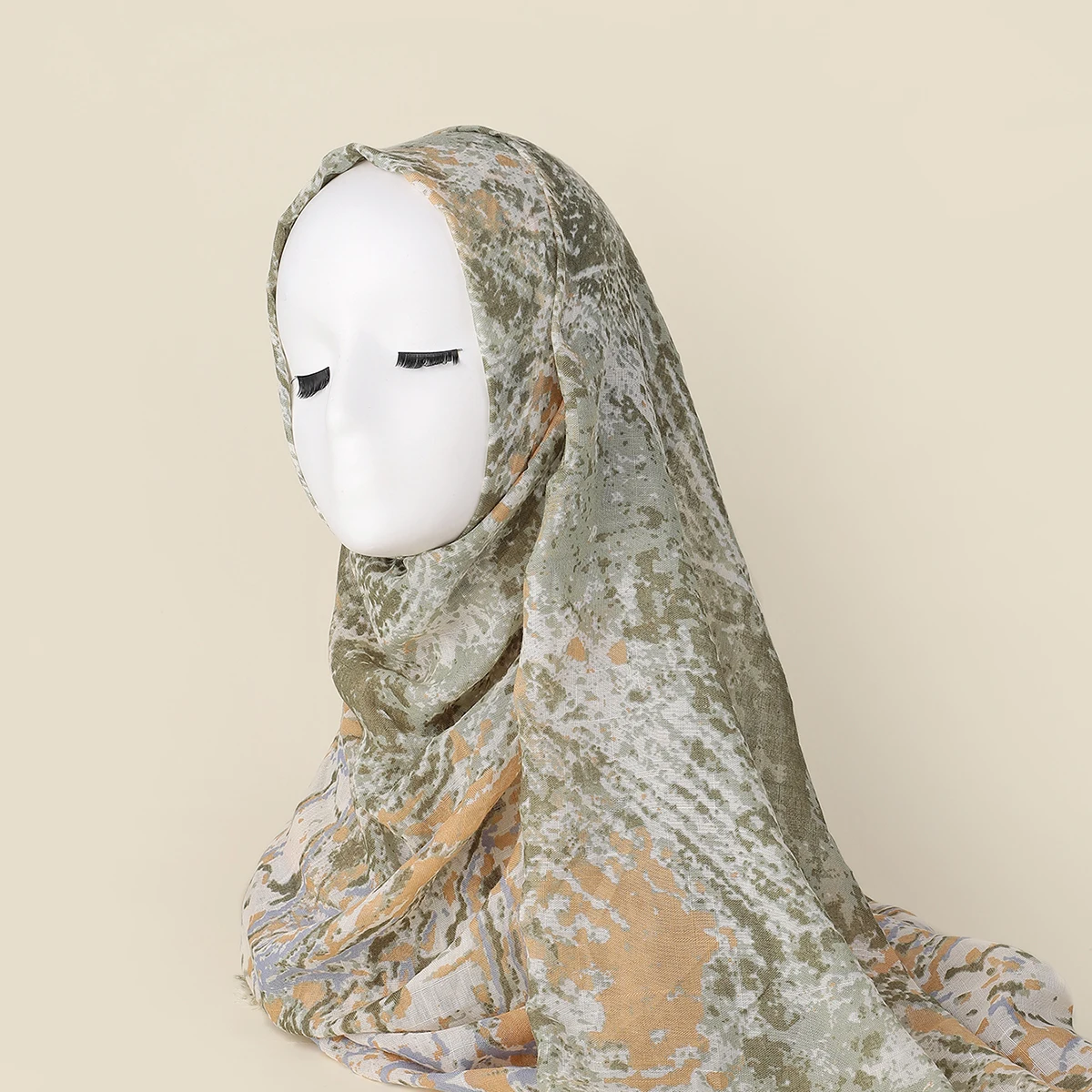 
Latest flower printing polyester scarf beach shawls Muslim Hijab other scarves 