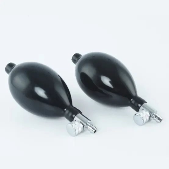 Medical Accessories Reusable Metal Valves NIBP Cuff Latex Ball Air Bulb Pump for Blood Pressure Cuff/ Sphygmomanometer