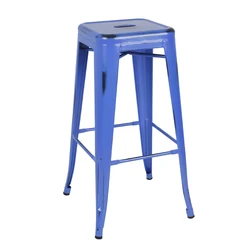 Wholesale Vintage Industrial Furniture Stackable Metal Industrial Bar Stool