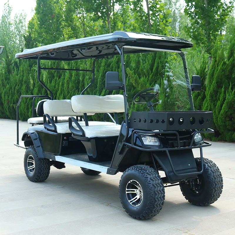 Club Car 2 4 6 8 Seater lithium battery Steel Off Road golf cart Small Electric Golf Car 6 Passenger Capacity Golf Carts
