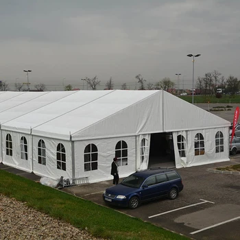 High Quality Outdoor Big Aluminum Frame Warehouse Exhibition Event Tents Luxury PVC Church Wedding Party Tent For 500 Seats