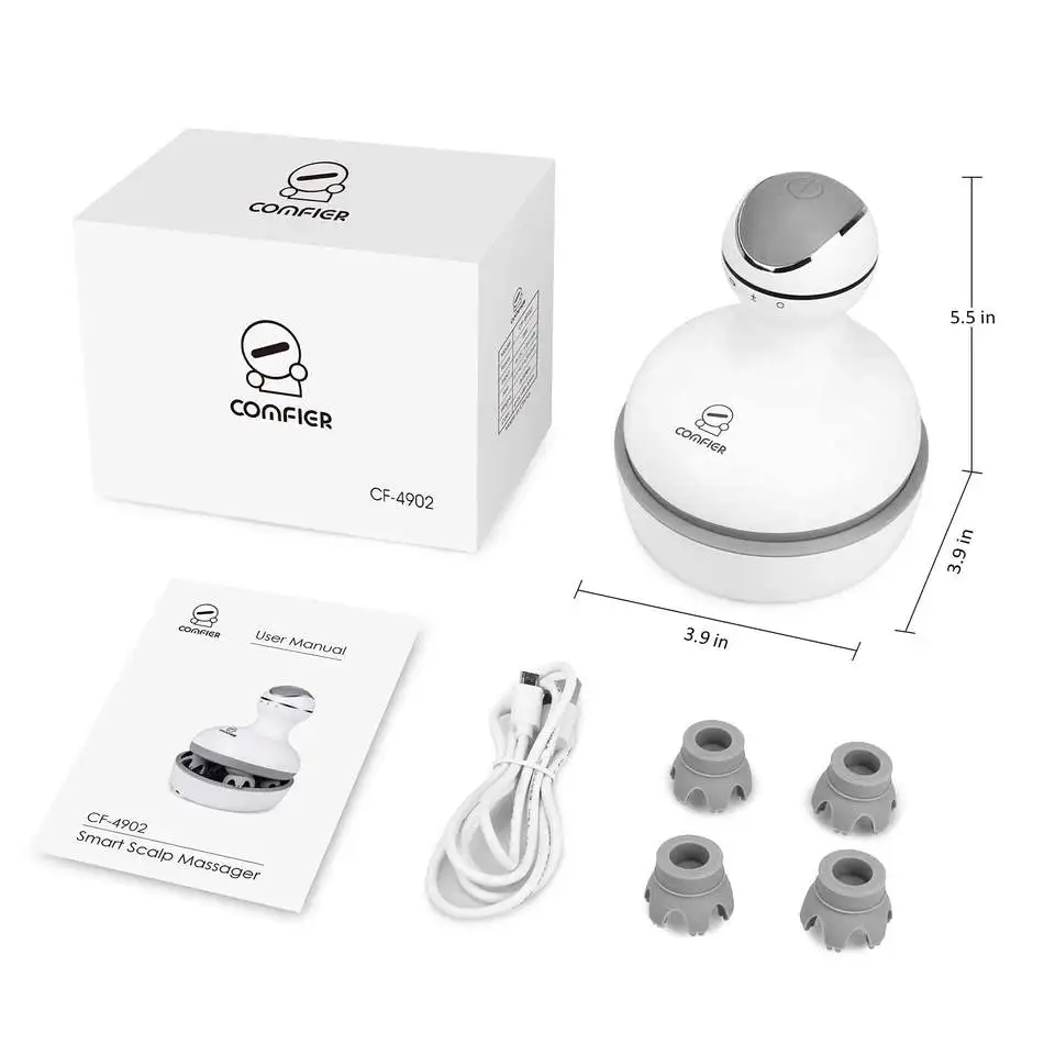 Hot Relieve Stress and Pain Cordless Headache Reduce Stress Electronic Head Massager