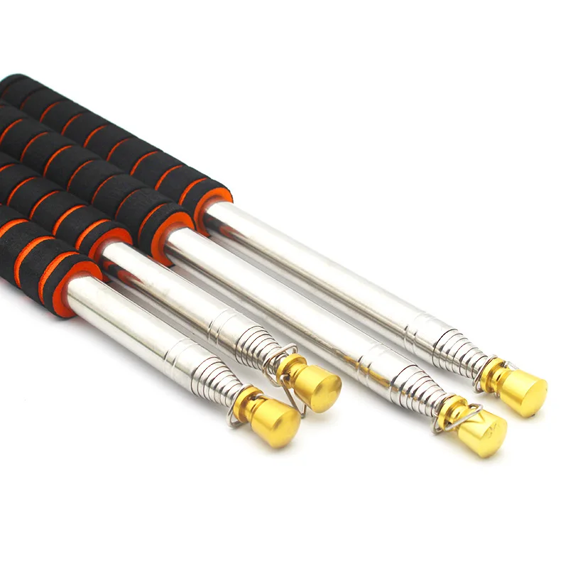 1.2 Meters Flagpole Telescoping Stainless Steel Telescopic Flag Pole for Teaching Pointer Tour Guide Flagpoles