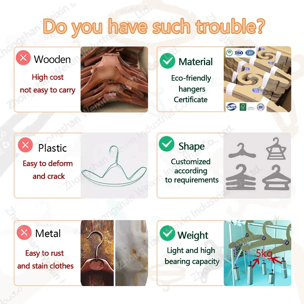 cheap showroom paper hanger non-slip clothes hangers for bra and panties