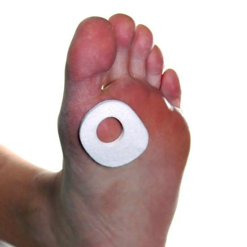 Sticky Soft Felt Oval-shaped Callus cushion  Pads Corn Protect Cushion for Footcare Pain Relief