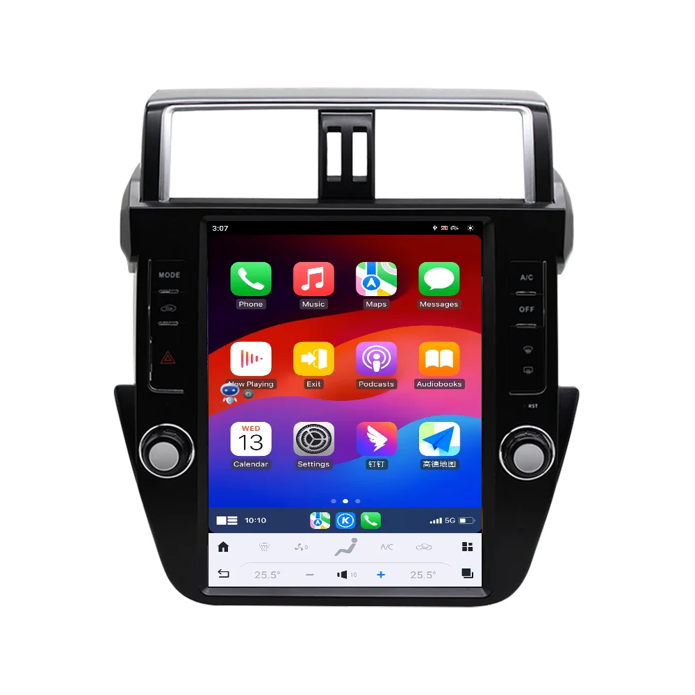 12 1 'Carplay для Toyota Prado 2014-2017 автомобильный GPS-навигатор мультимедийный видеоплеер дисплей пассажиров головное устройство автомобильное радио