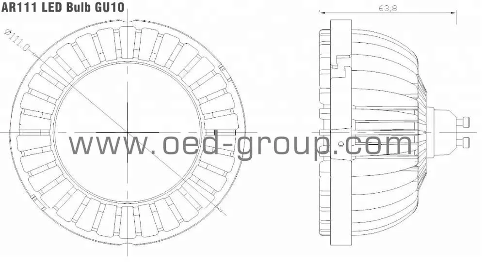 Upgrade Your Lighting with 17W AR111 GU10 LED Bulb High Power Replacement