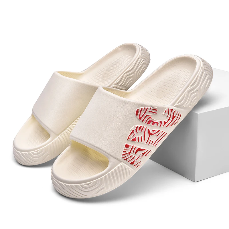 Custom Slide Sandal Non-slip Soles Plain Wholesale Rubber Slide Sandals Mens Shoes