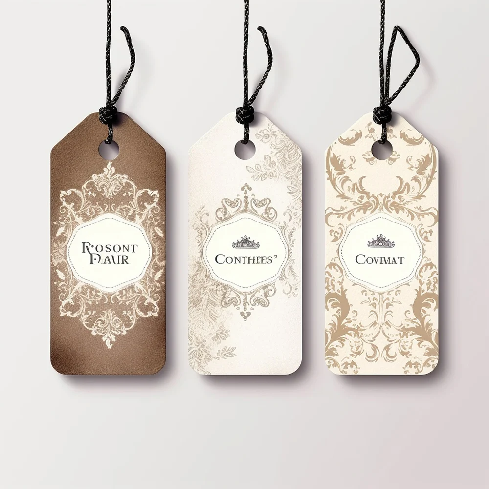 Brand Custom Clothing Hang Tag with String Custom Clothing with String Custom Jewelry Tag with Brand Logo