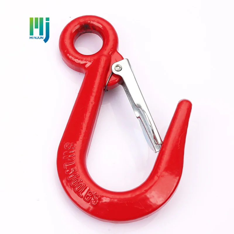 Wholesale Mouth Hooks with Safety Latch Container Hook for Lifting and Hoisting