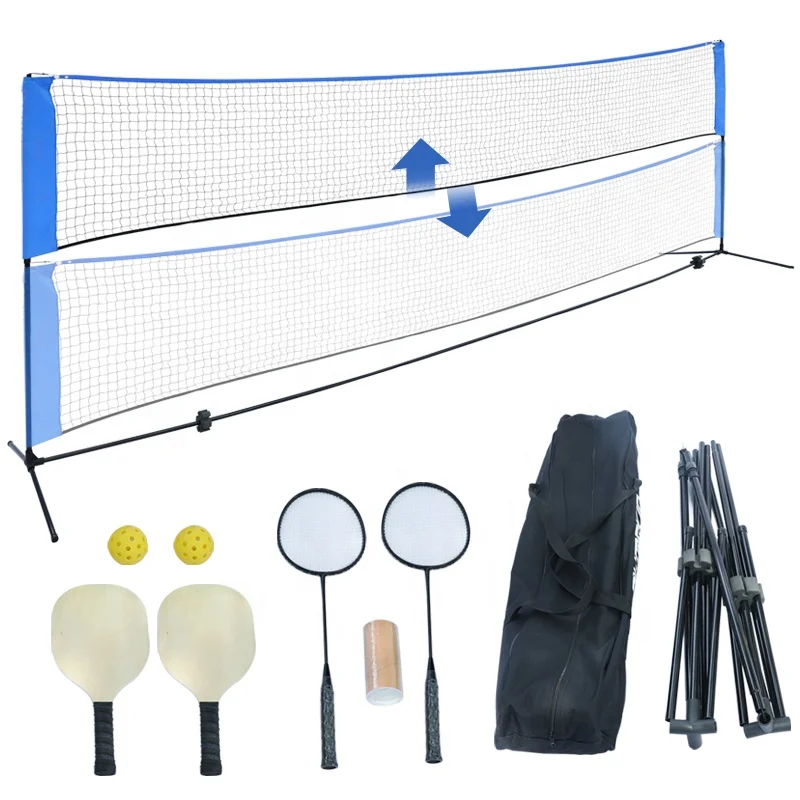 Badminton Net Set Portable for Indoor and outdoor sports net use